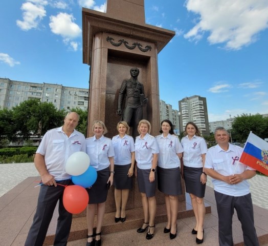 Сотрудники Ространснадзора приняли участие в мероприятии, посвященному Дню России